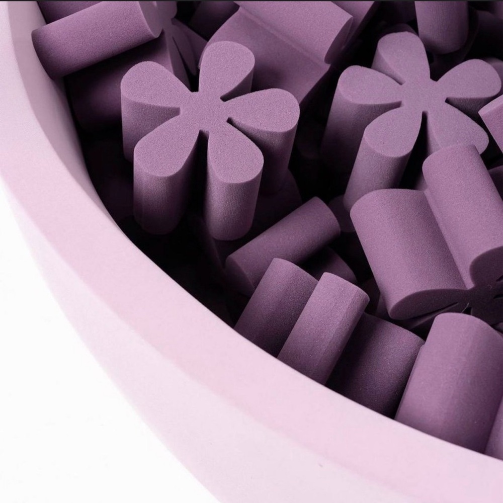 Purple Foam Pit with Daisy Foams for Kids - Picture 3 of 5